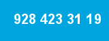 928 423 31 19 928 423 31 19